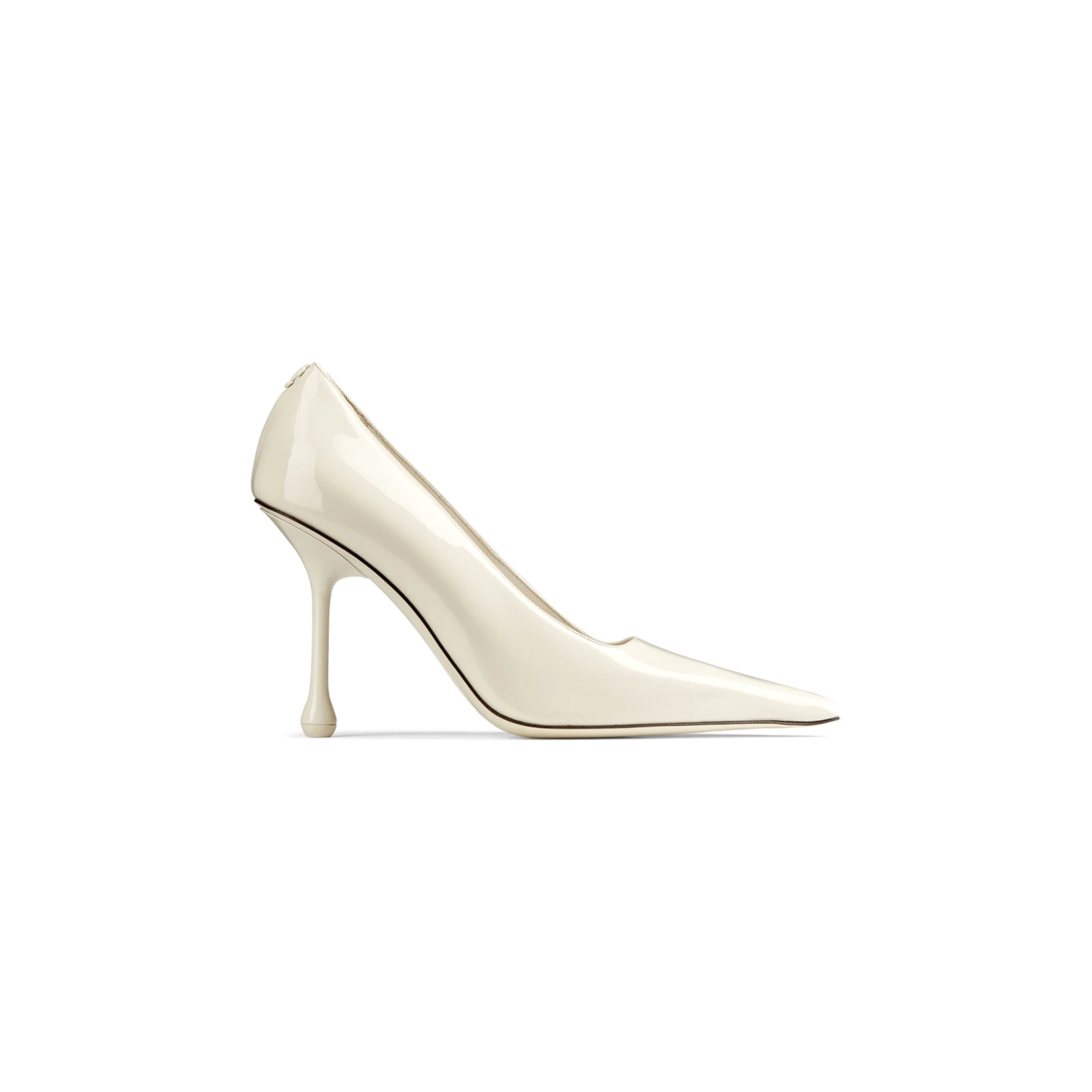 JIMMY CHOO IXIA 95 LATTE PATENT LEATHER PUMPS IXIA95PAT JIMMY CHOO IXIA 95 LATTE PATENT LEATHER PUMPS IXIA95PAT